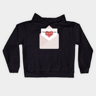 J'enseigne avec le coeur Kids Hoodie